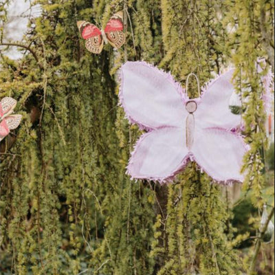 Pinhata de borboleta rosa
