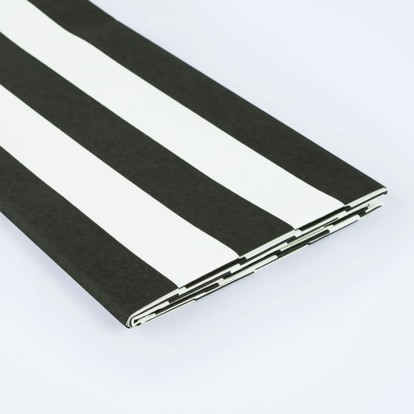 Mantel papel Stripe negro