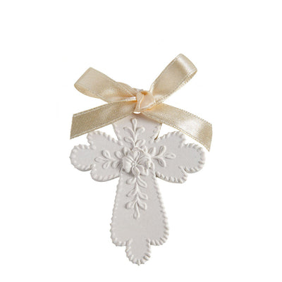 Detalle perfumado cruz con lazo