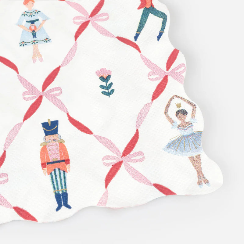 Christmas Nutcracker Ballet Napkins / 16 pcs.