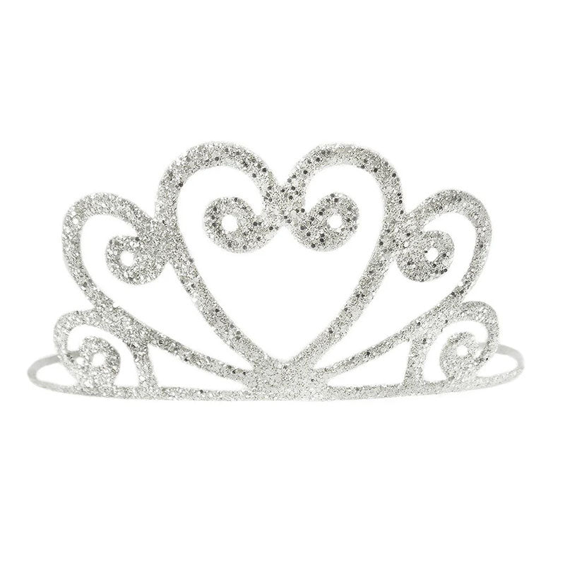 Silver glitter tiara