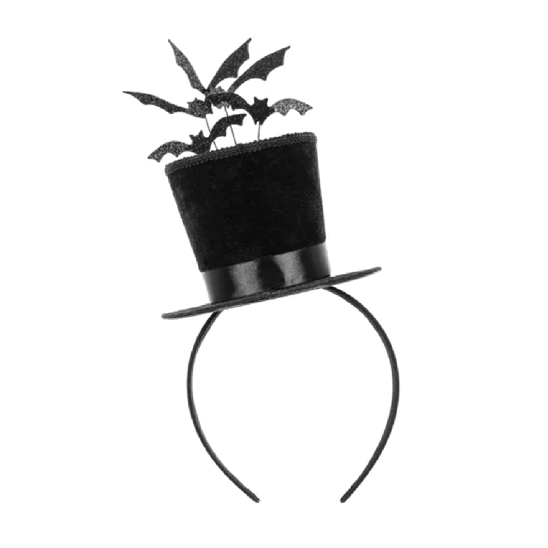 Diadema Halloween sombrero con murciélagos