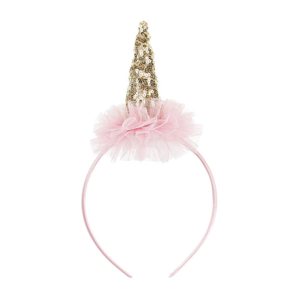 Unicorn headband tulle and sequins