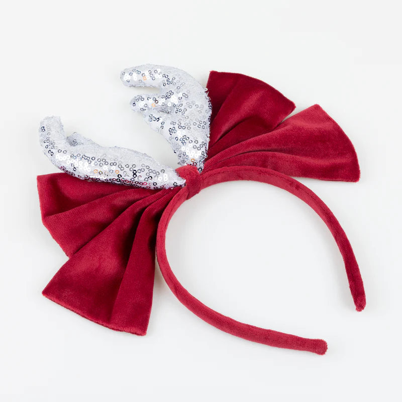 Christmas velvet headband