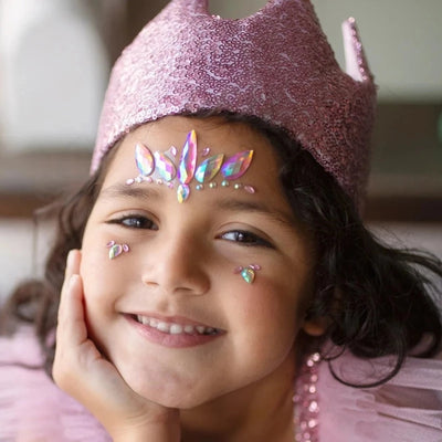 Pink sequin crown with bow