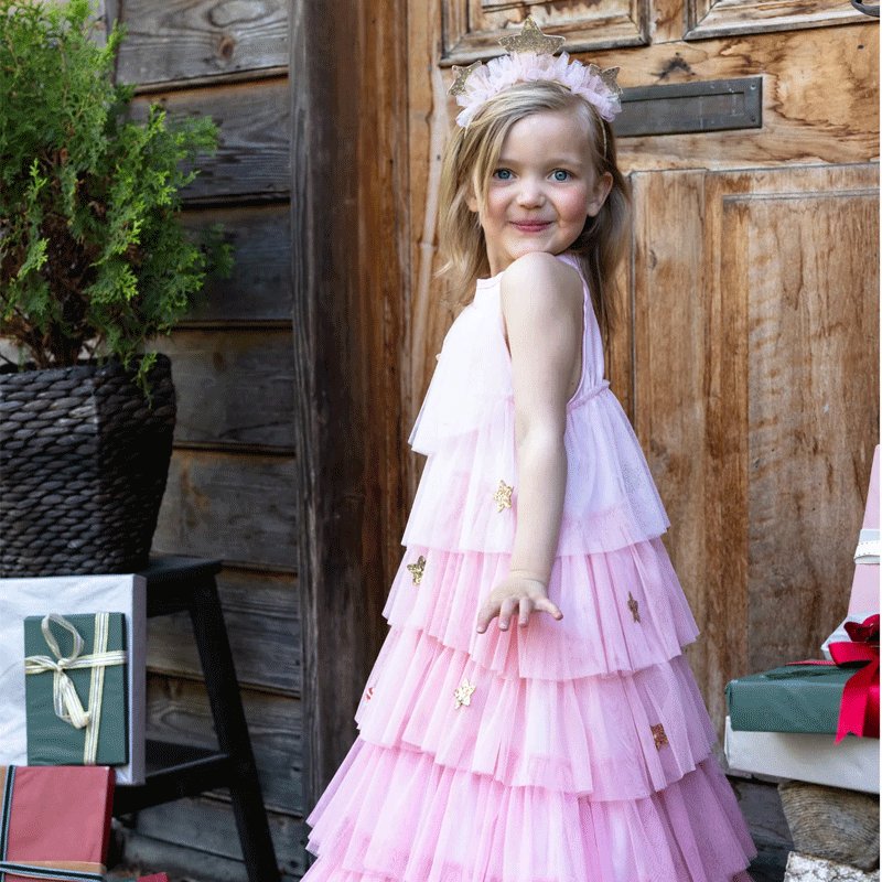 Disfraz Árbol de Navidad Rosa