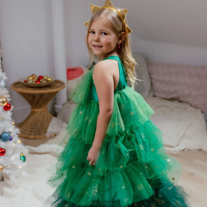 vestido verde ropa cute para niÃ±as