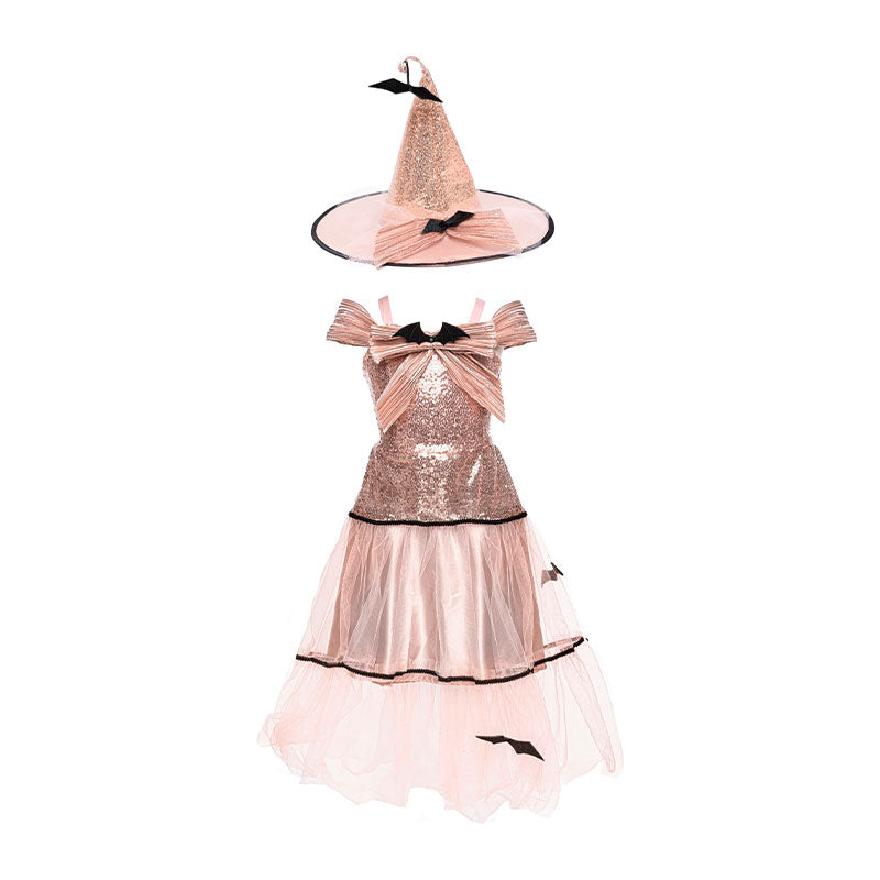 Pink Glam Witch Halloween Costume