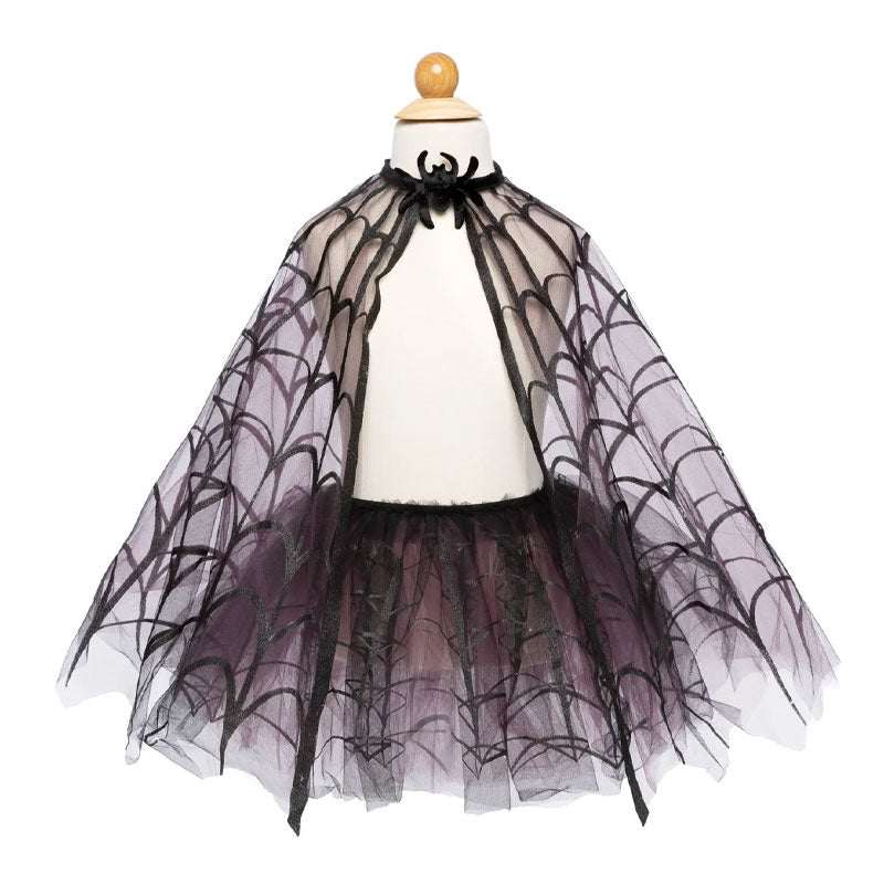 Black Spider Witch Tulle Cape and Tutu