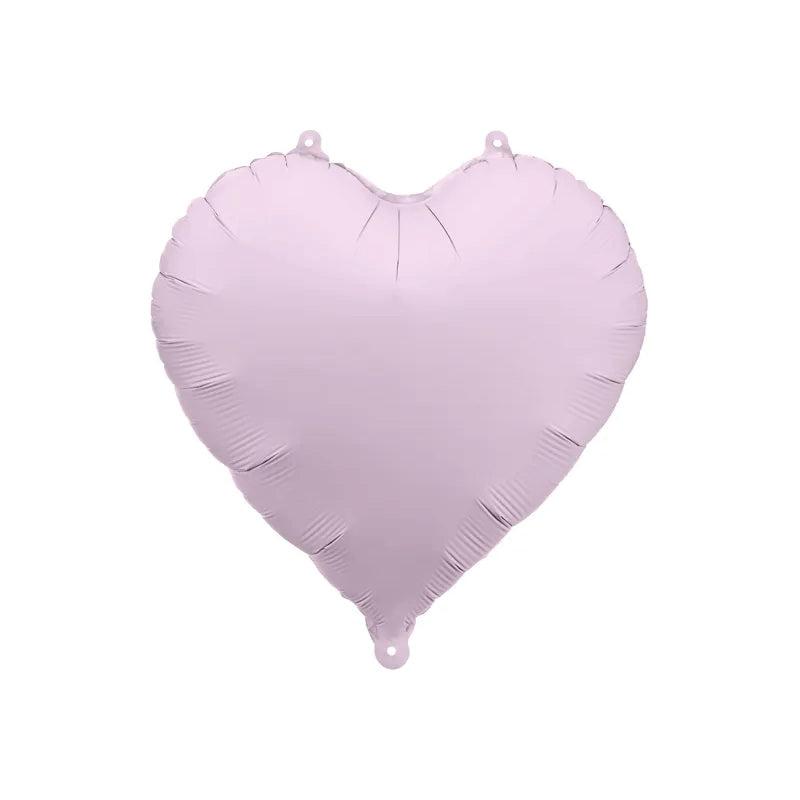 Globo foil corazón lila pastel