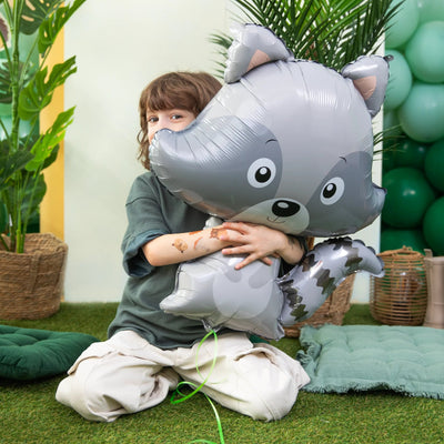 Balão de alumínio guaxinim