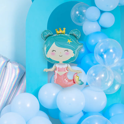 Pastel Mermaid Foil Balloon Basic