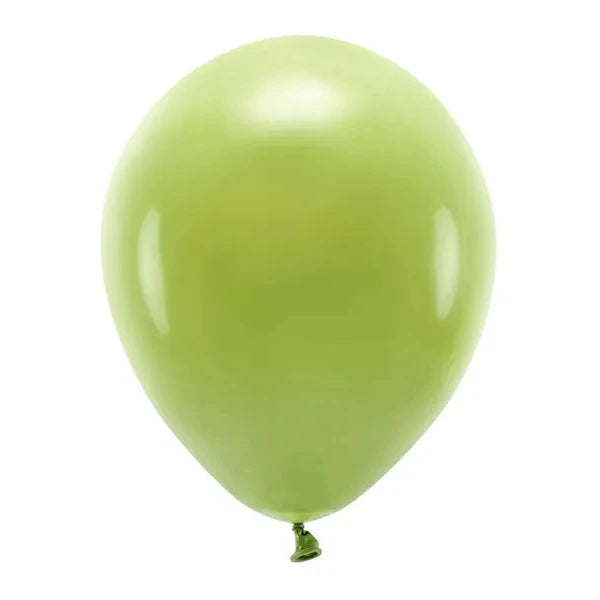 Olive green ECO balloons / 10 pcs.