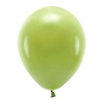 Olive green ECO balloons / 10 pcs.