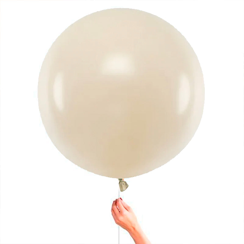 Balão XL de látex creme fosco
