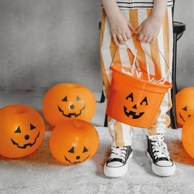 Globos Led calabaza Halloween / 5 ud.
