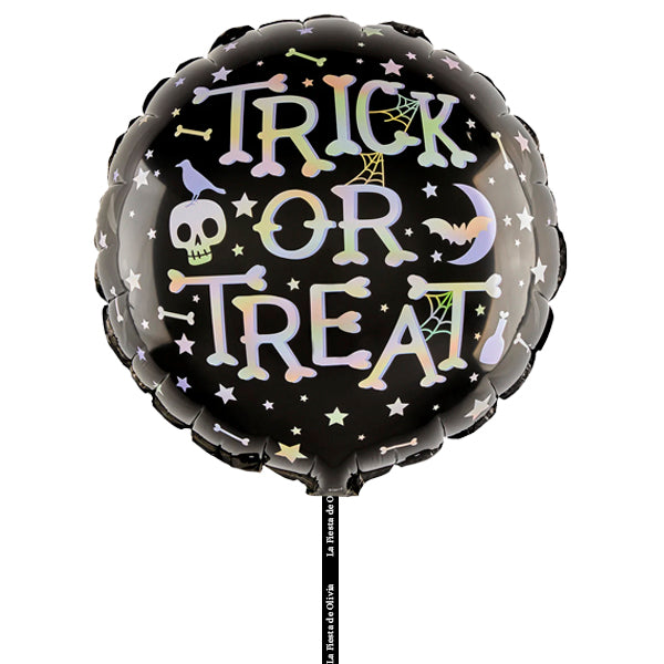 Globo Halloween Trick or Treat hinchado cinta tela Wow Box