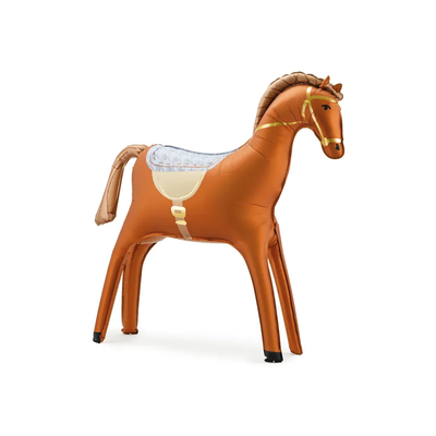 Globo suelo foil Caballo marrón