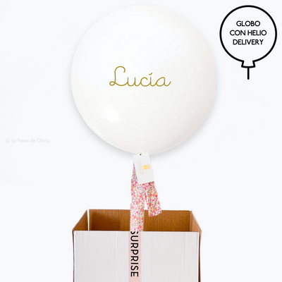 Globo ICONIC PREMIUM Blanco hinchado