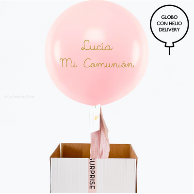 Globo ICONIC PREMIUM Soft Pink hinchado