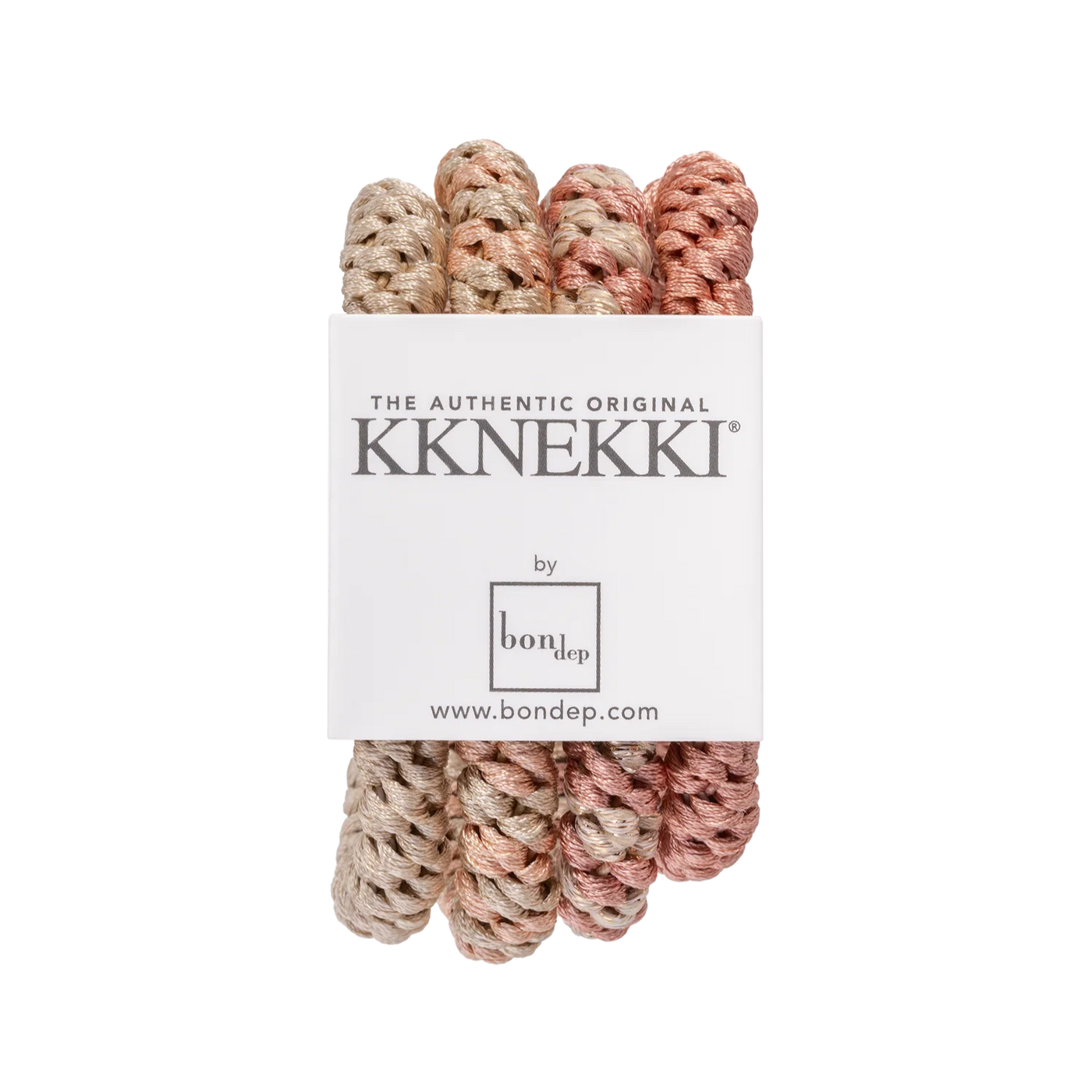 Goma de pelo Kknekki Rosegold mix /4 uds.