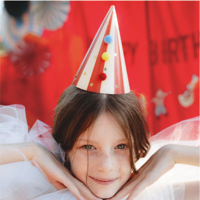 Circus party hat / 6 pcs.