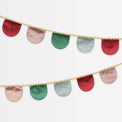 Christmas velvet garland