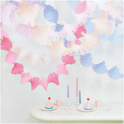 Kit guirnaldas crepé La Vie en Rose / 7 uds.