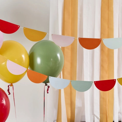 Circus pennant garland