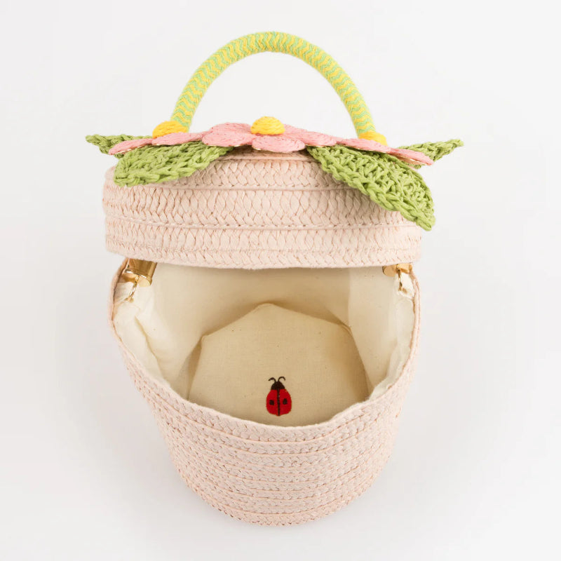 Flower basket bag