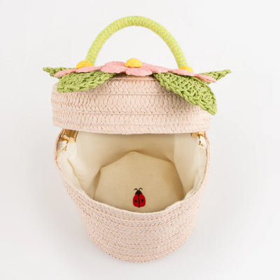 Flower basket bag