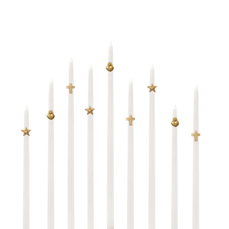 Misture joias para velas de batizado ou comunhão