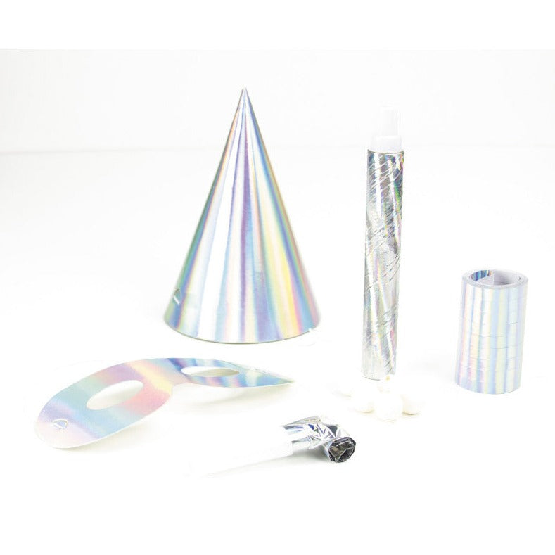 Iridescent New Year's Eve party favors / 10 people 