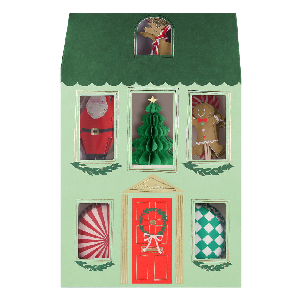 Cupcake kit Christmas Santa's House
