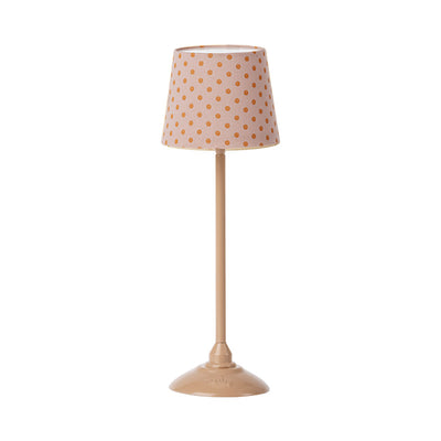 Maileg beige polka dot floor lamp