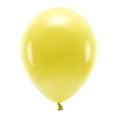 Globos ECO amarillo oscuro / 10 uds.