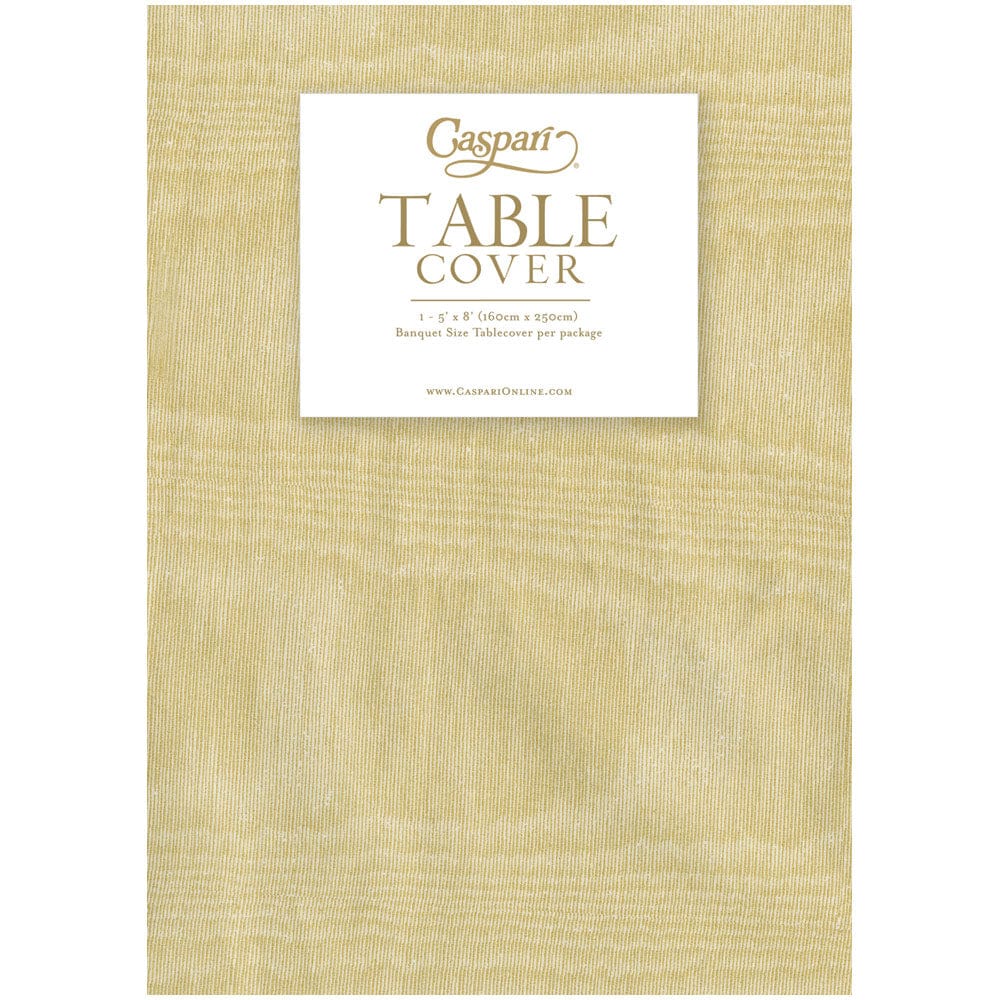 Toalha de mesa dourada airlaid leve