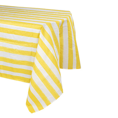 Mantel tela raya amarillo