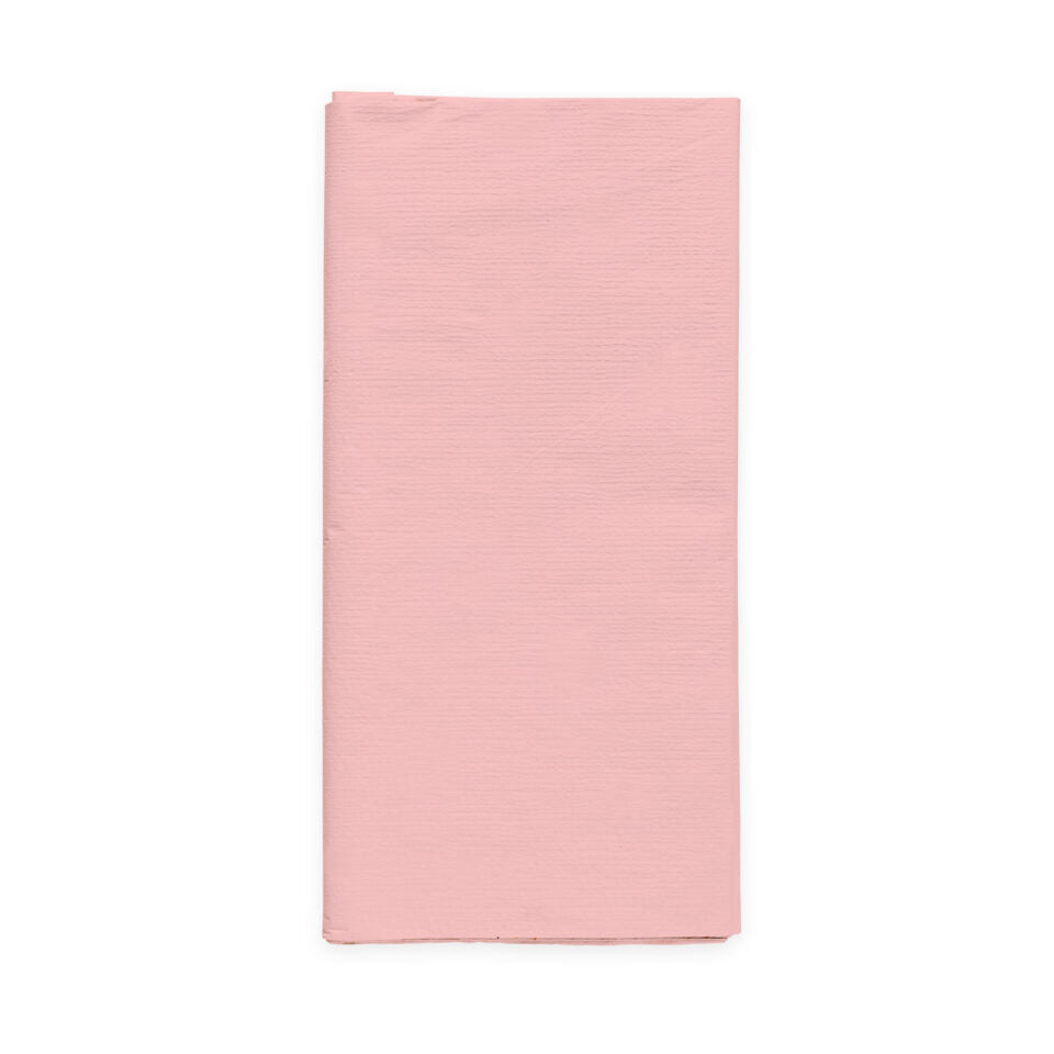 Toalha de mesa de papel cor-de-rosa