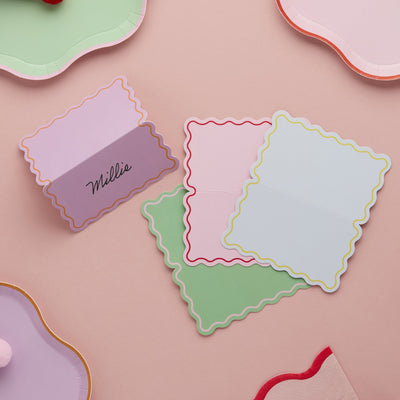Wavy pastel markers / 8 pcs.
