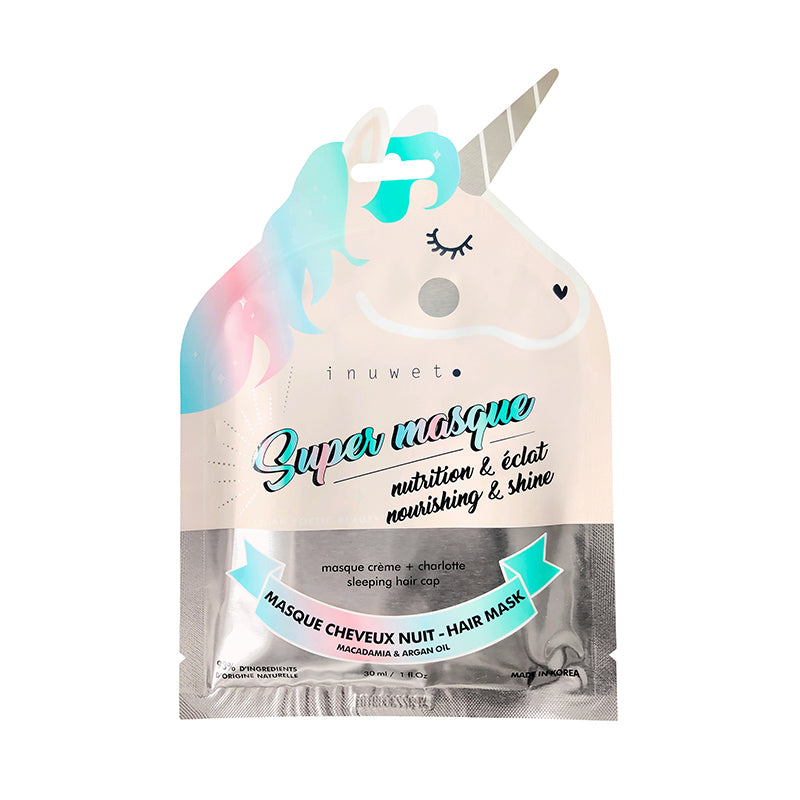 Mascarilla facial hidratante unicornio