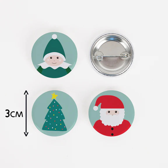 Chapas Christmas / 4 uds.