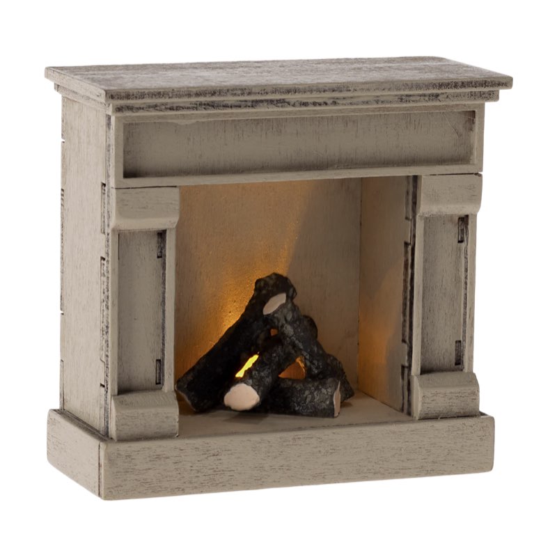 Maileg Cream Mouse Fireplace