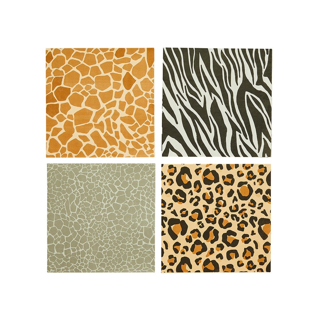 Mix Safari Napkins / 16 pcs.