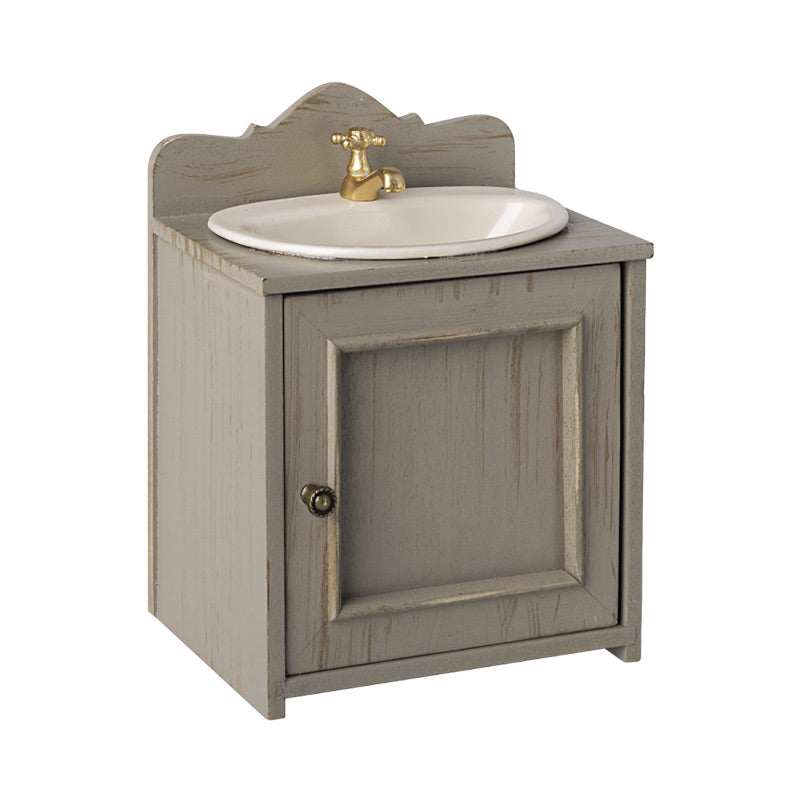 Lavabo de madera Bunny en miniatura Maileg