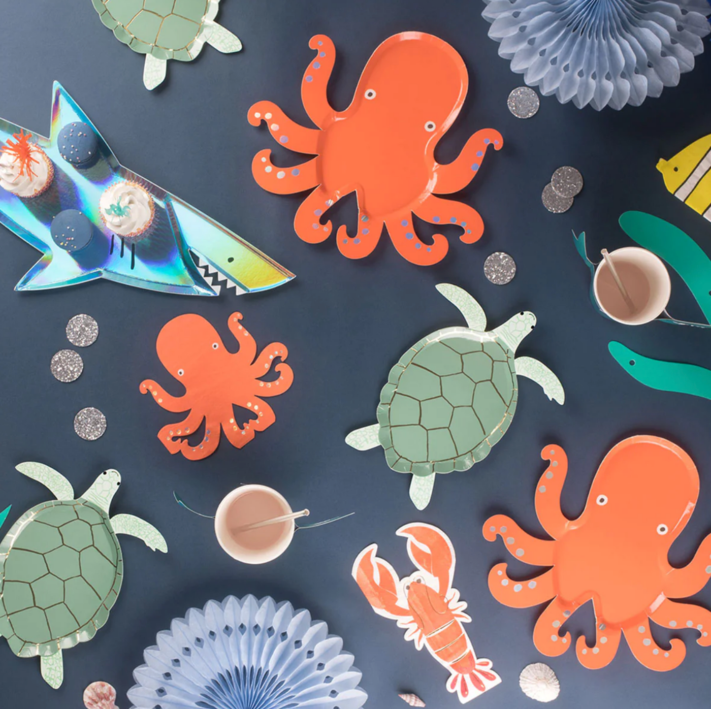 Turtle plate / 8 pcs.