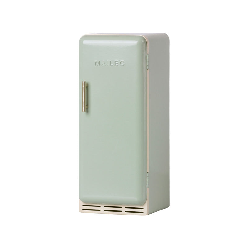 Maileg miniature mint fridge