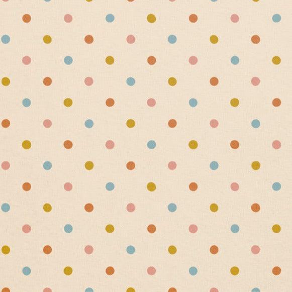 Vintage polka dot tissue paper / 5 pcs.