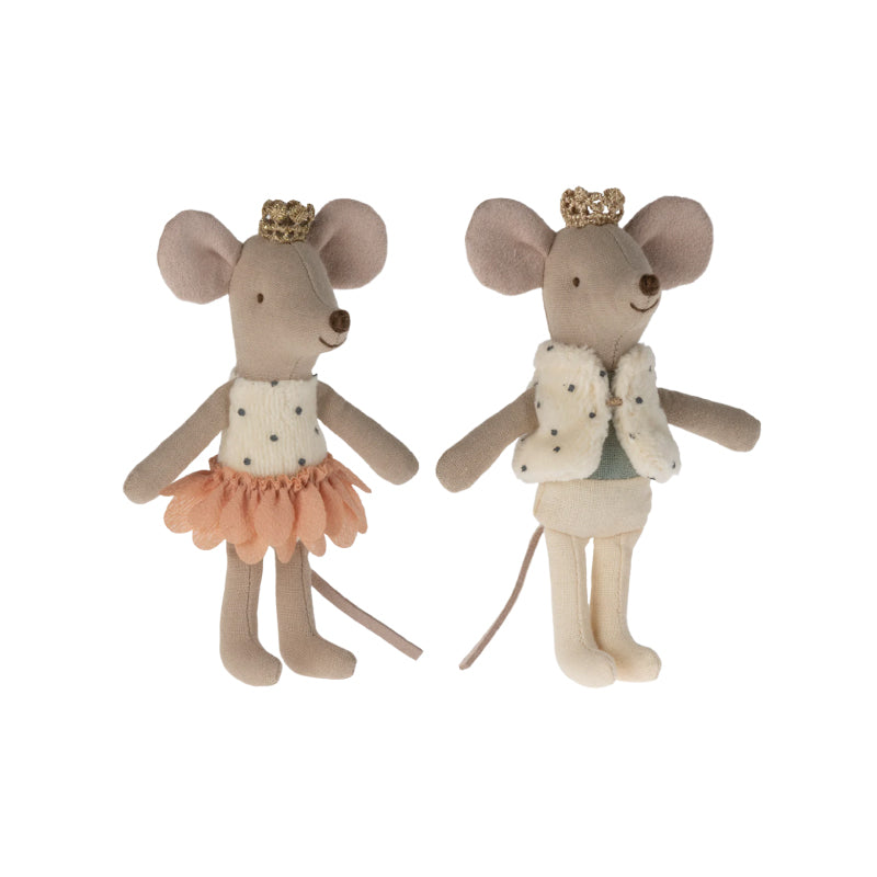 Little Mice Prince Brothers in a Maileg Matchbox