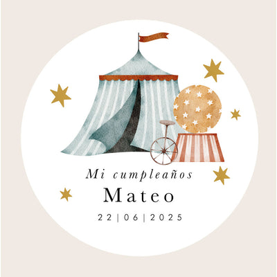 Bote personalizado Circus